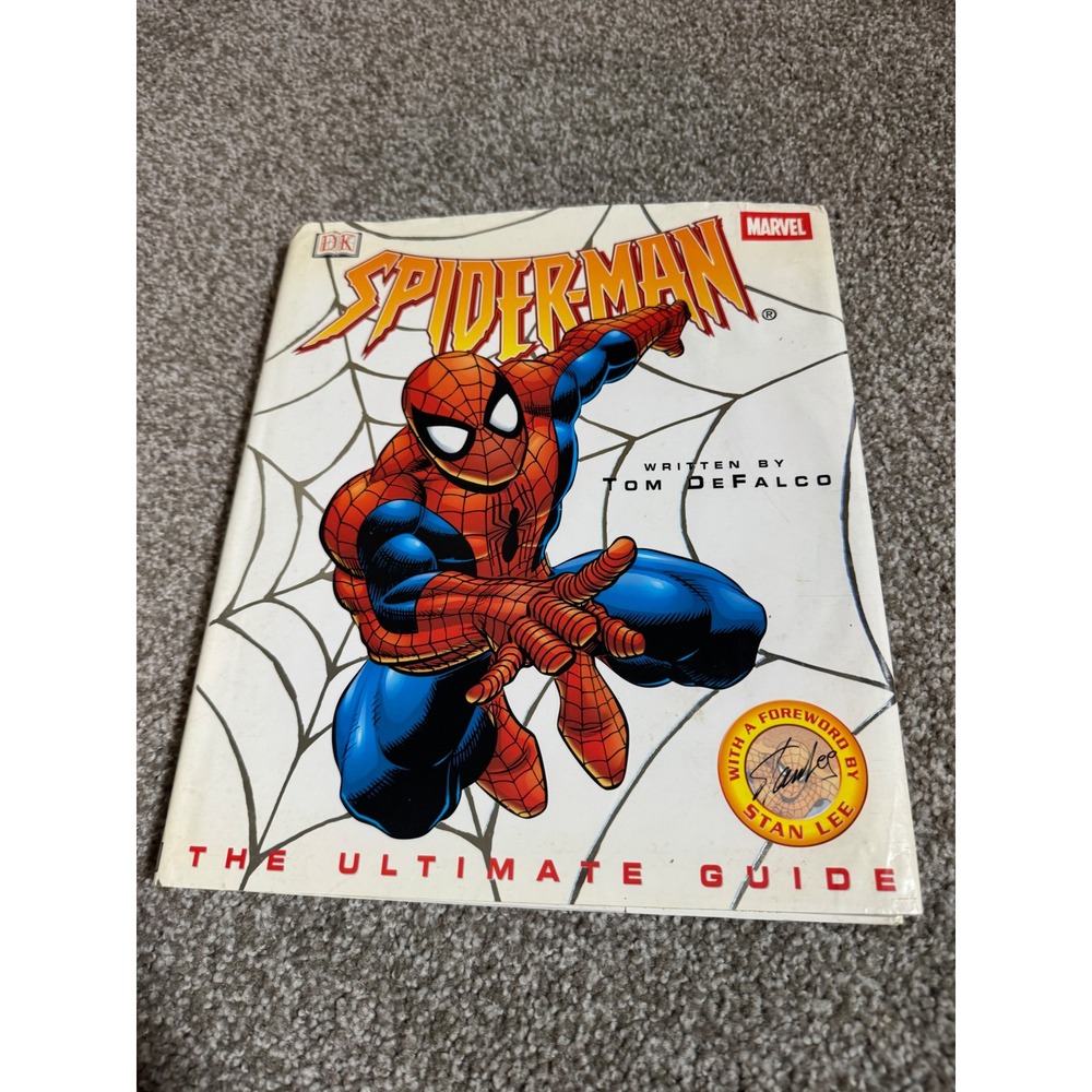 Spider-Man The Ultimate Guide Tom DeFalco DK Marvel Hardcover Stan Lee Foreword